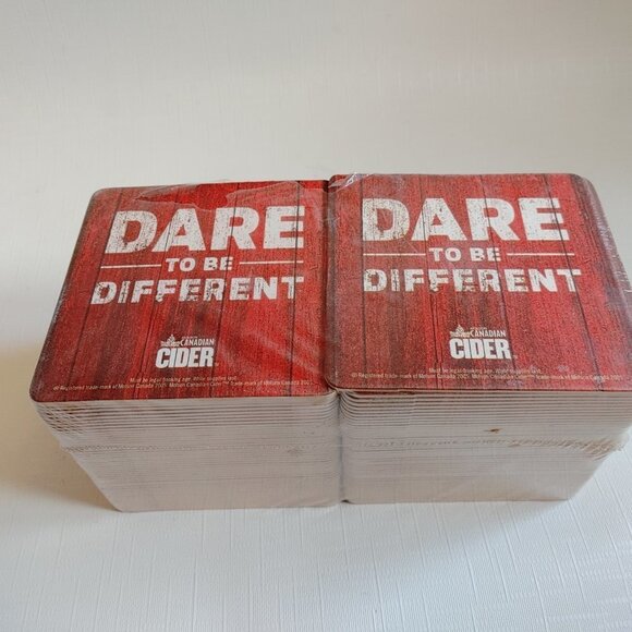 MOLSON Canadian Cider Double Coaster Package Lot of 100 - Picture 3 of 3